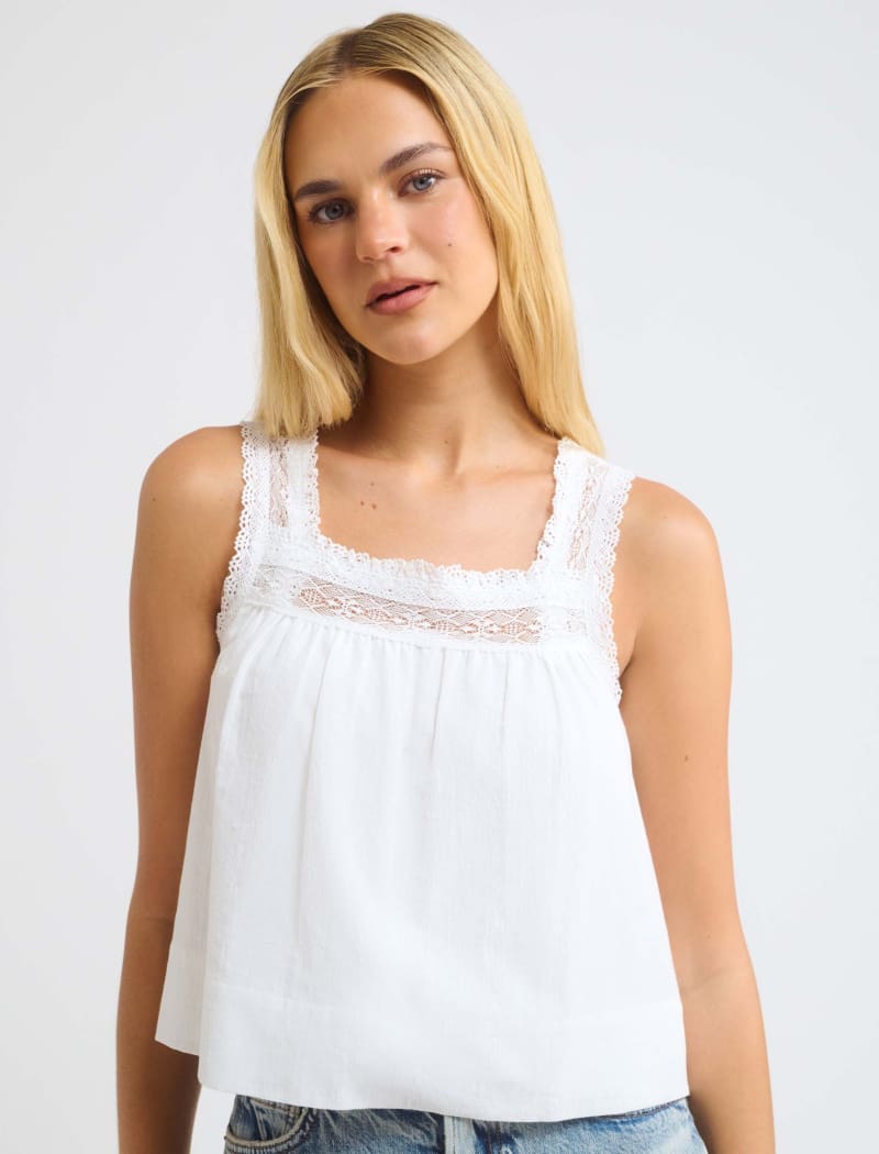 Willow Top | White - Camis and Tanks