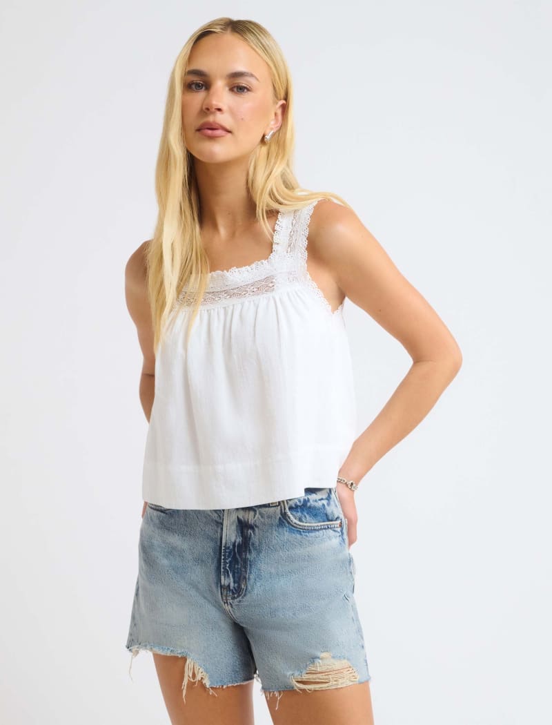 Willow Top | White - Camis and Tanks
