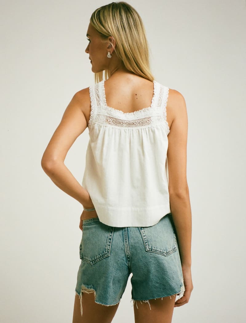 Willow Top | White - Camis and Tanks