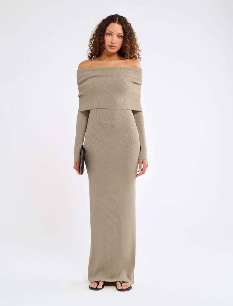 Winona Maxi Dress | Oyster - Maxi Dress