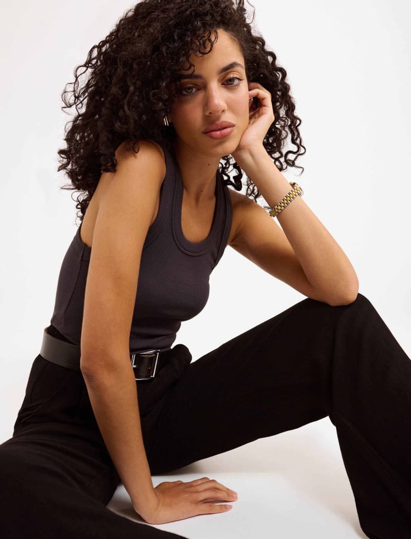 Yankee Tank | Washed Black - Tops