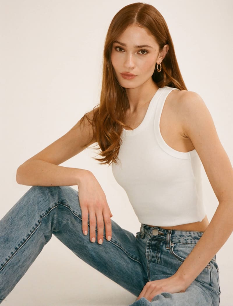 Yankee Tank | White - Camis and Tanks