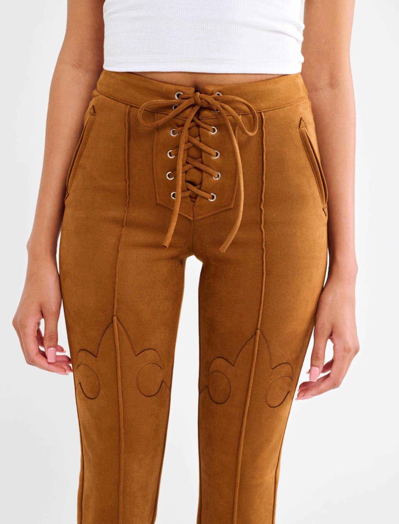 Yellowstone Pant | Saddle Suede - Pants