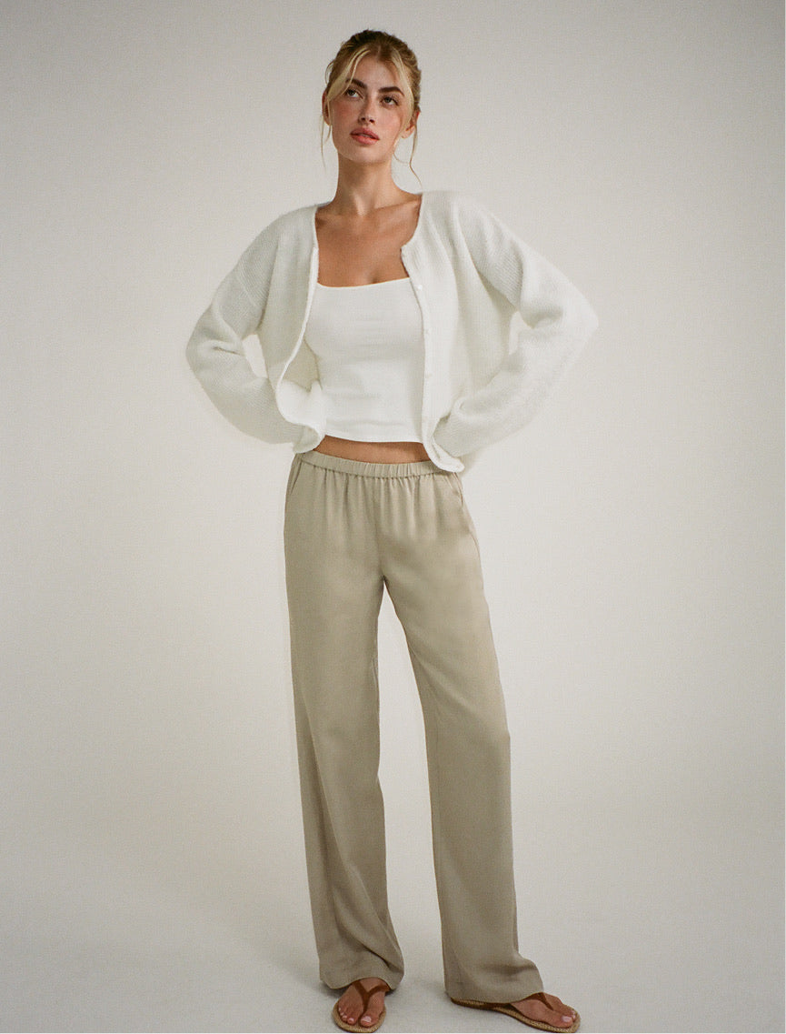 Featuring Off Duty Pant in Taupe