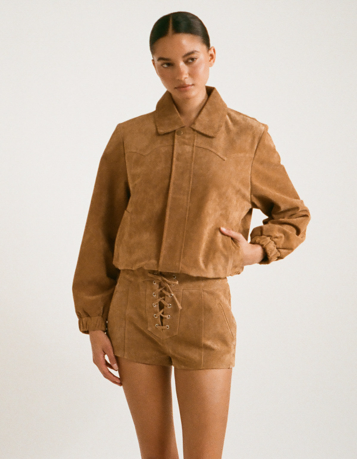Yellowstone Suede Microshort | Saddle Suede
