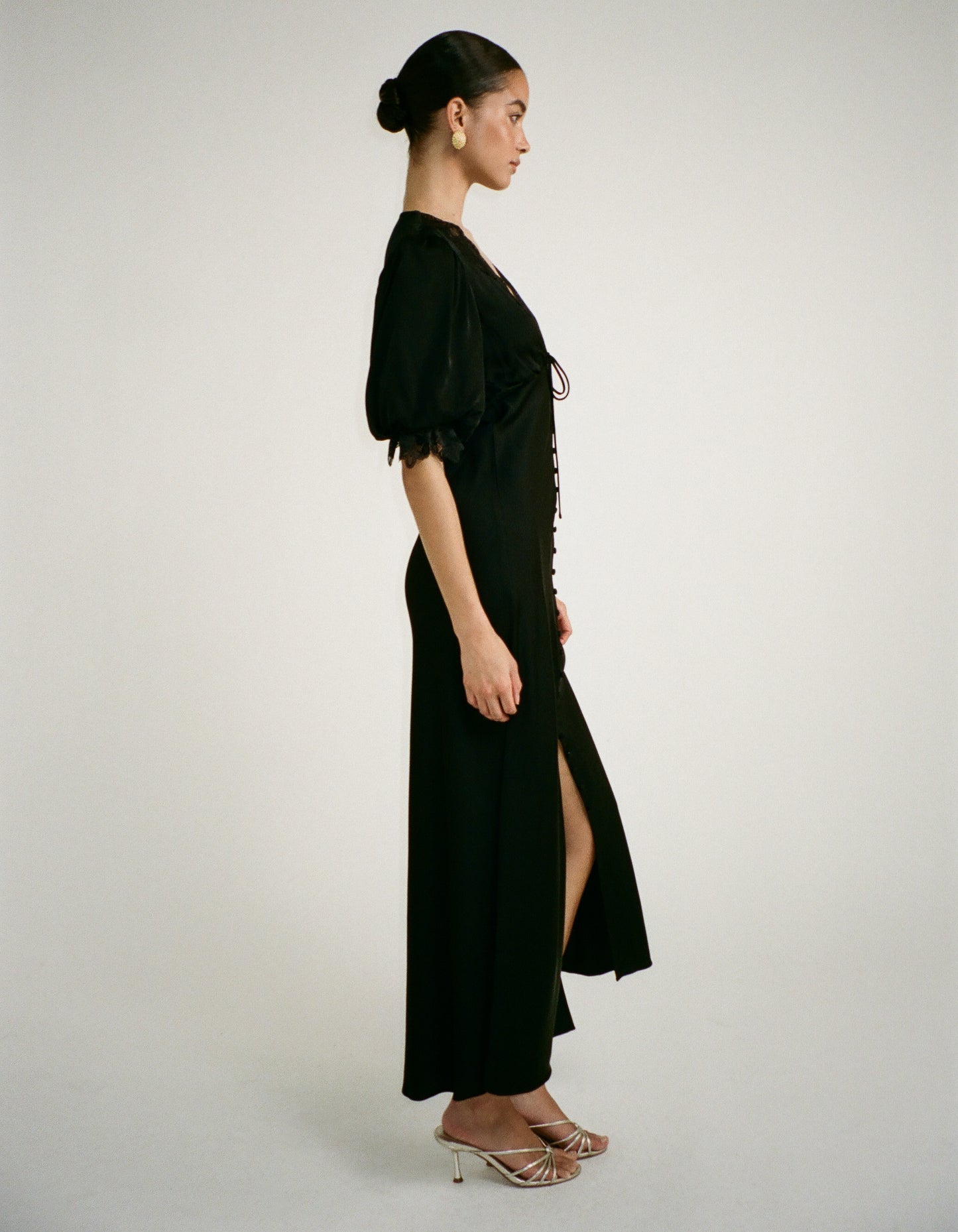 Honey Duster Maxi Dress | Black