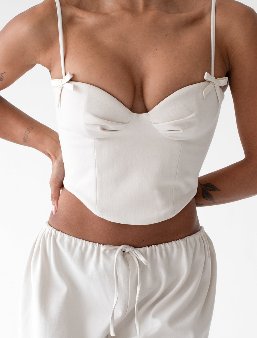 A Little Dream Top | Cream - Bustiers and Corsets