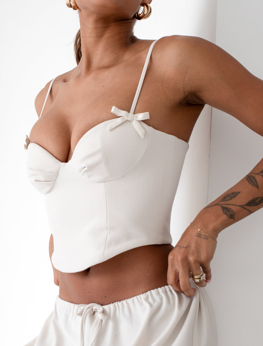 A Little Dream Top | Cream - Bustiers and Corsets