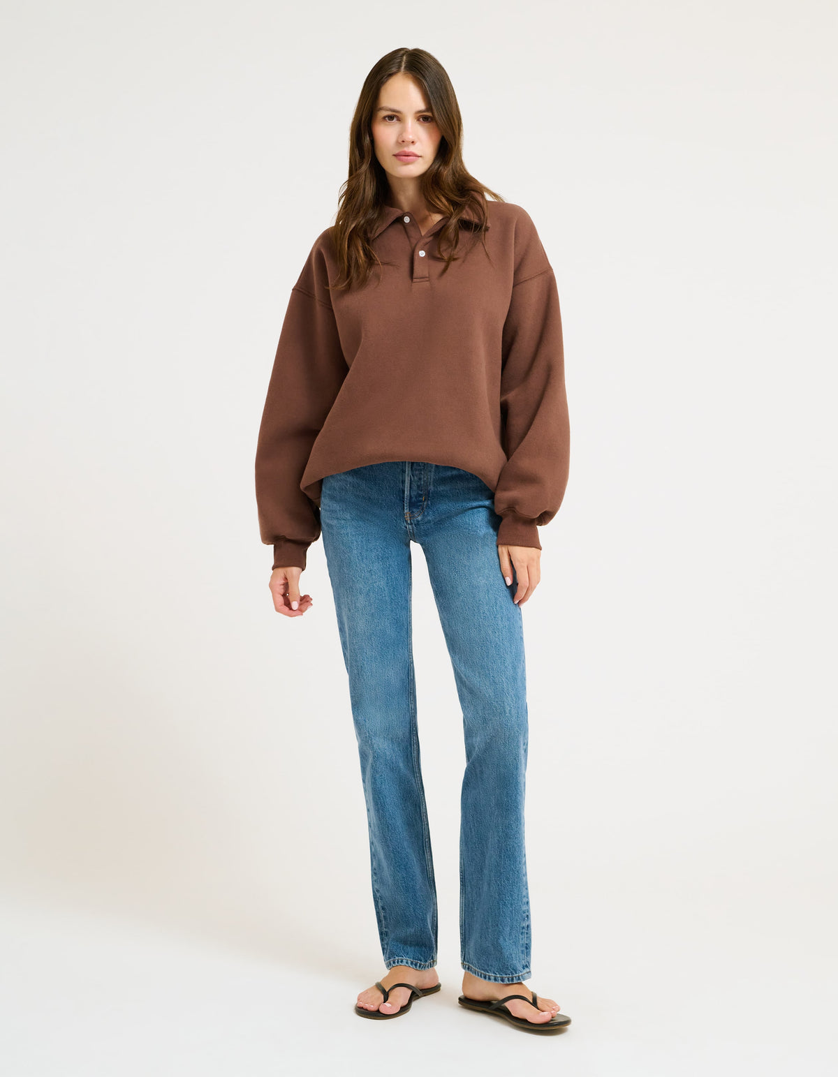 Airport Sweatshirt | Chocolate