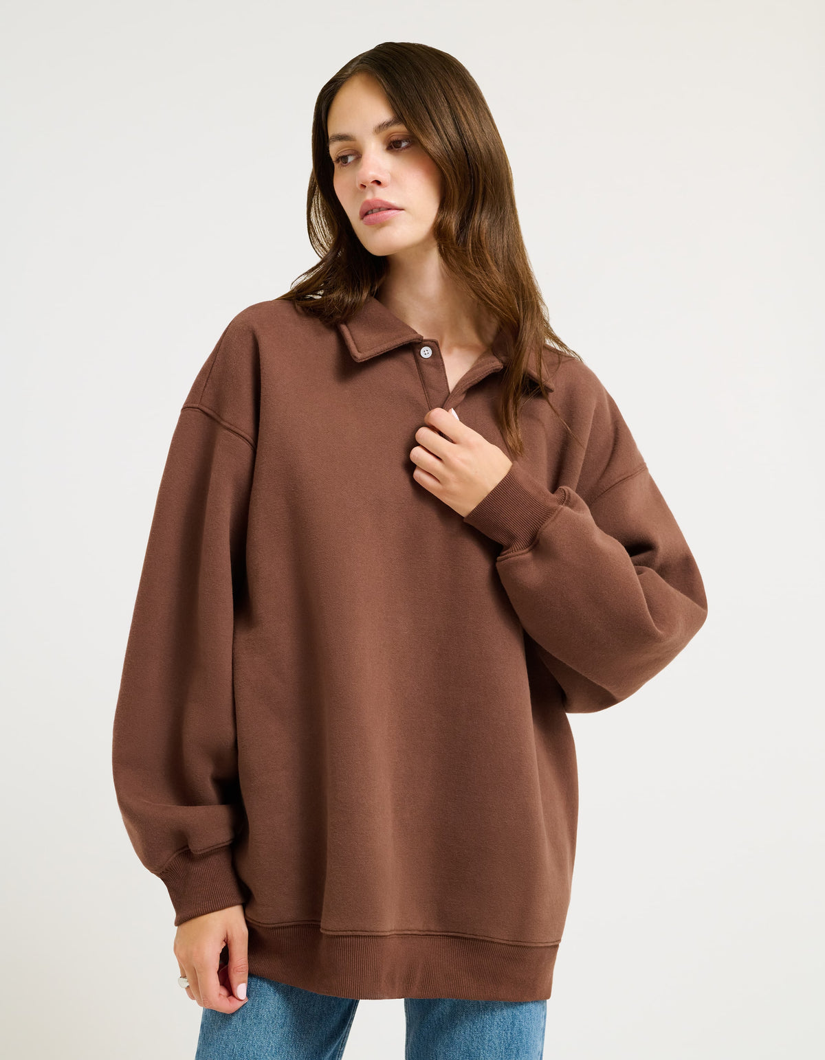 Airport Sweatshirt | Chocolate