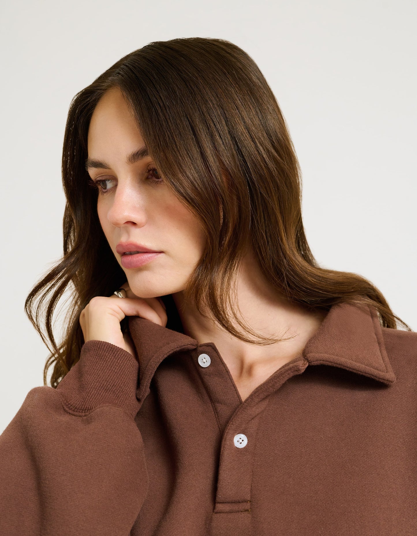 Airport Sweatshirt | Chocolate