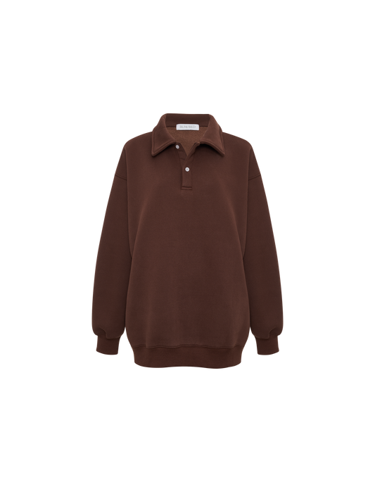 Airport Sweatshirt in Chocolate