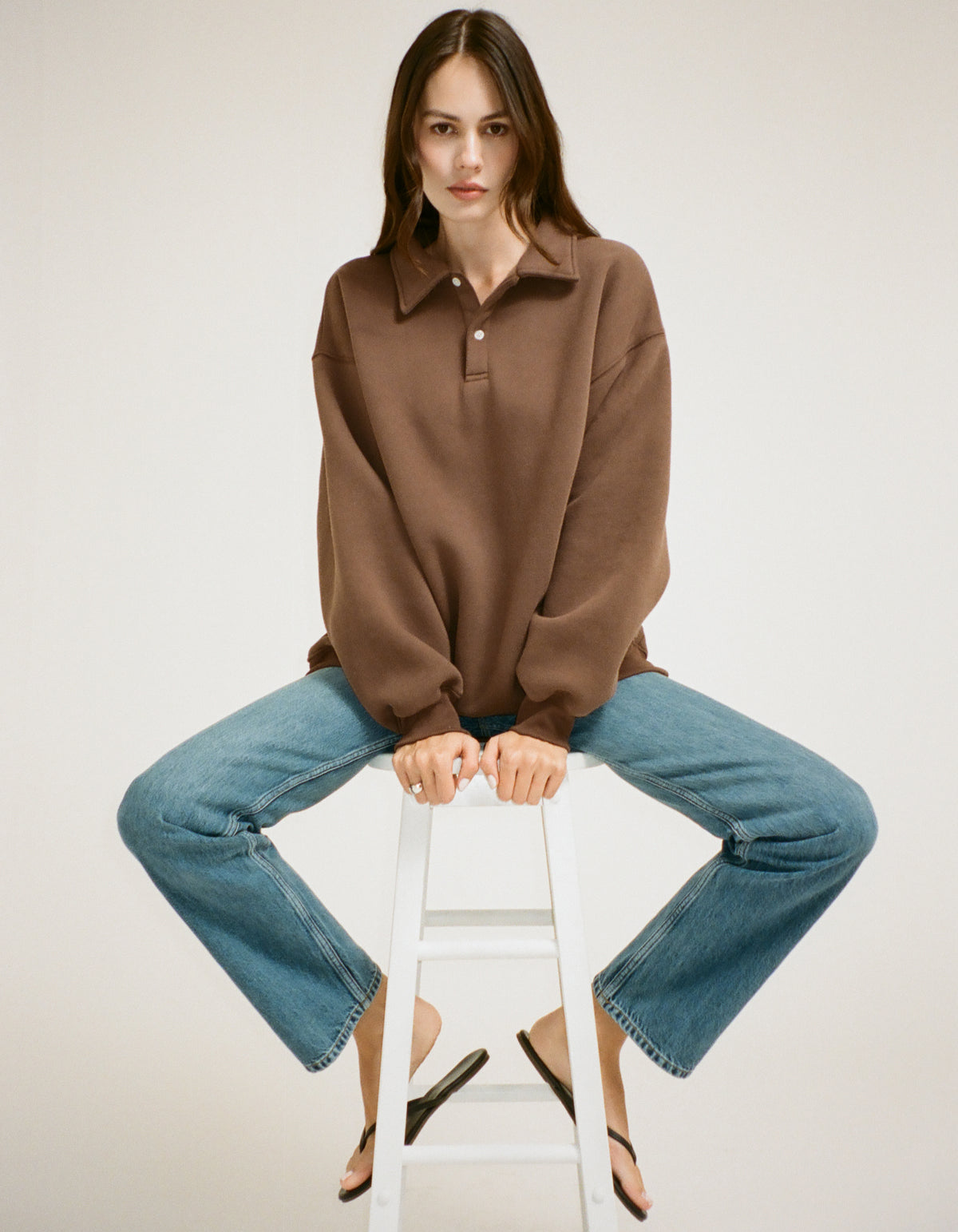 Airport Sweatshirt | Chocolate