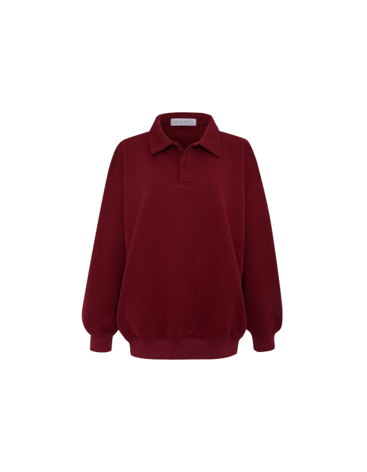 Airport Sweatshirt | Merlot