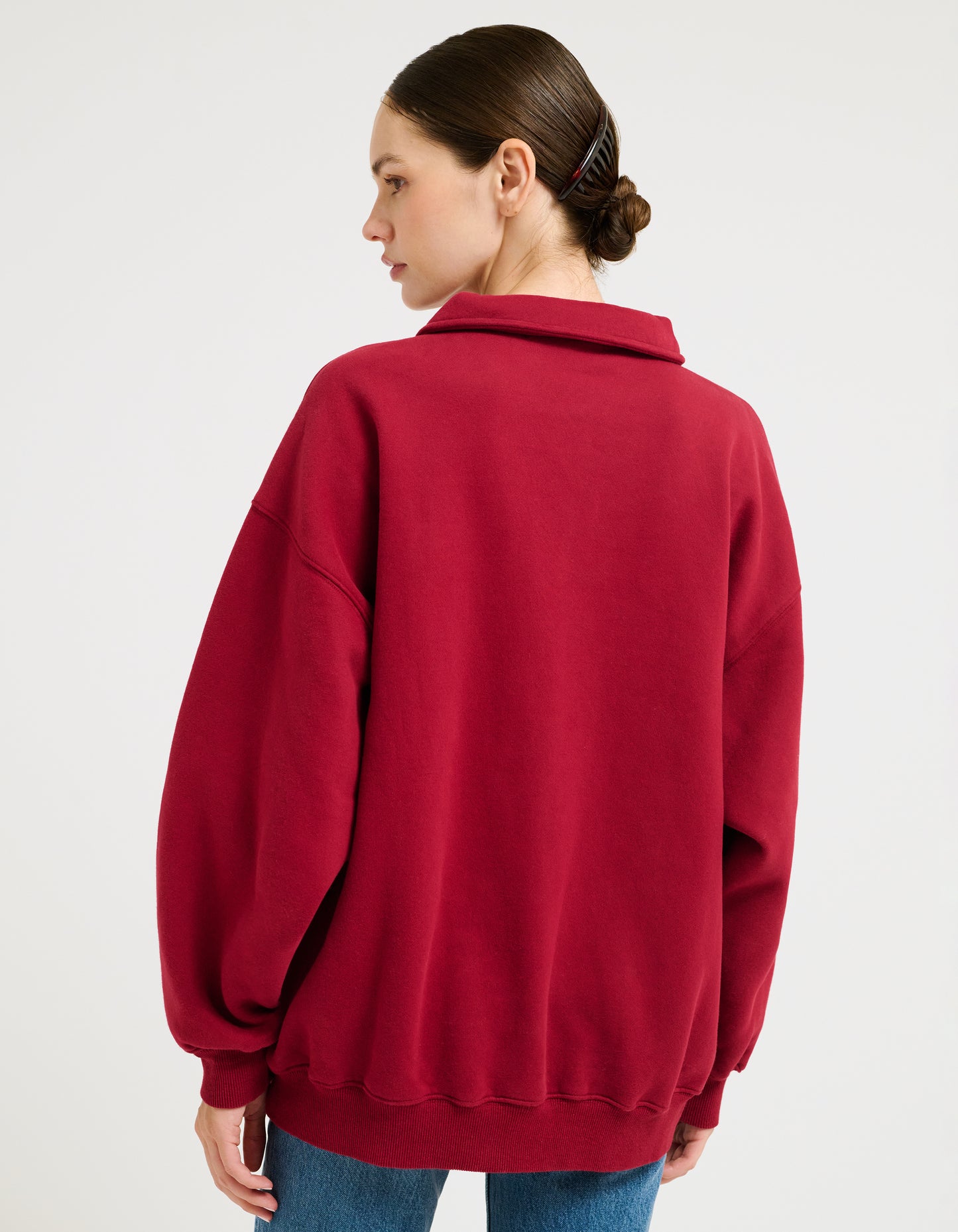 Airport Sweatshirt | Merlot