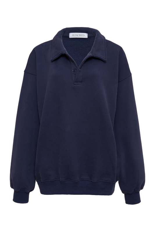 Airport Sweatshirt | Navy - Sweaters