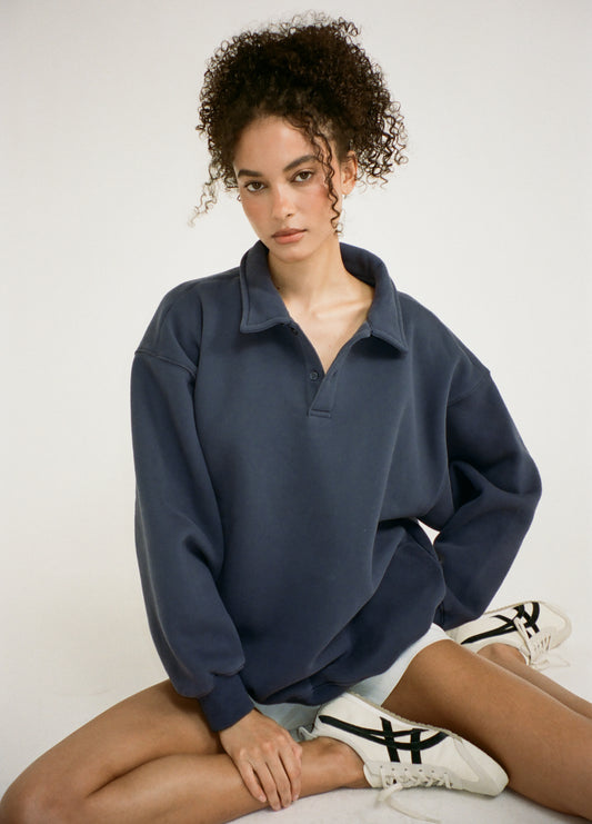 Airport Sweatshirt | Navy - Sweaters