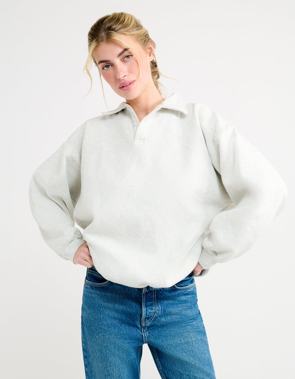 Airport Sweatshirt | Pearl Gray