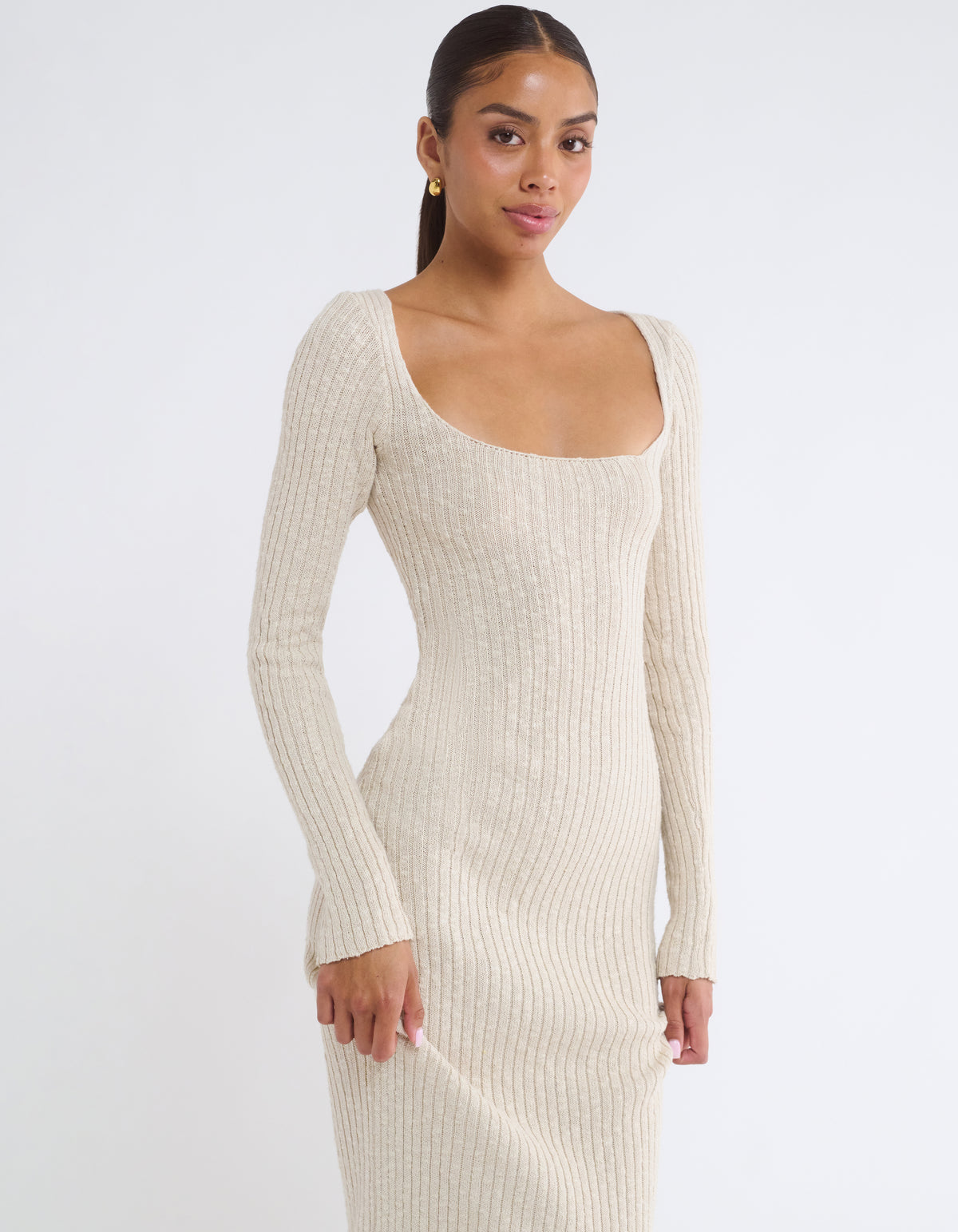 Alpine Maxi Dress | Natural