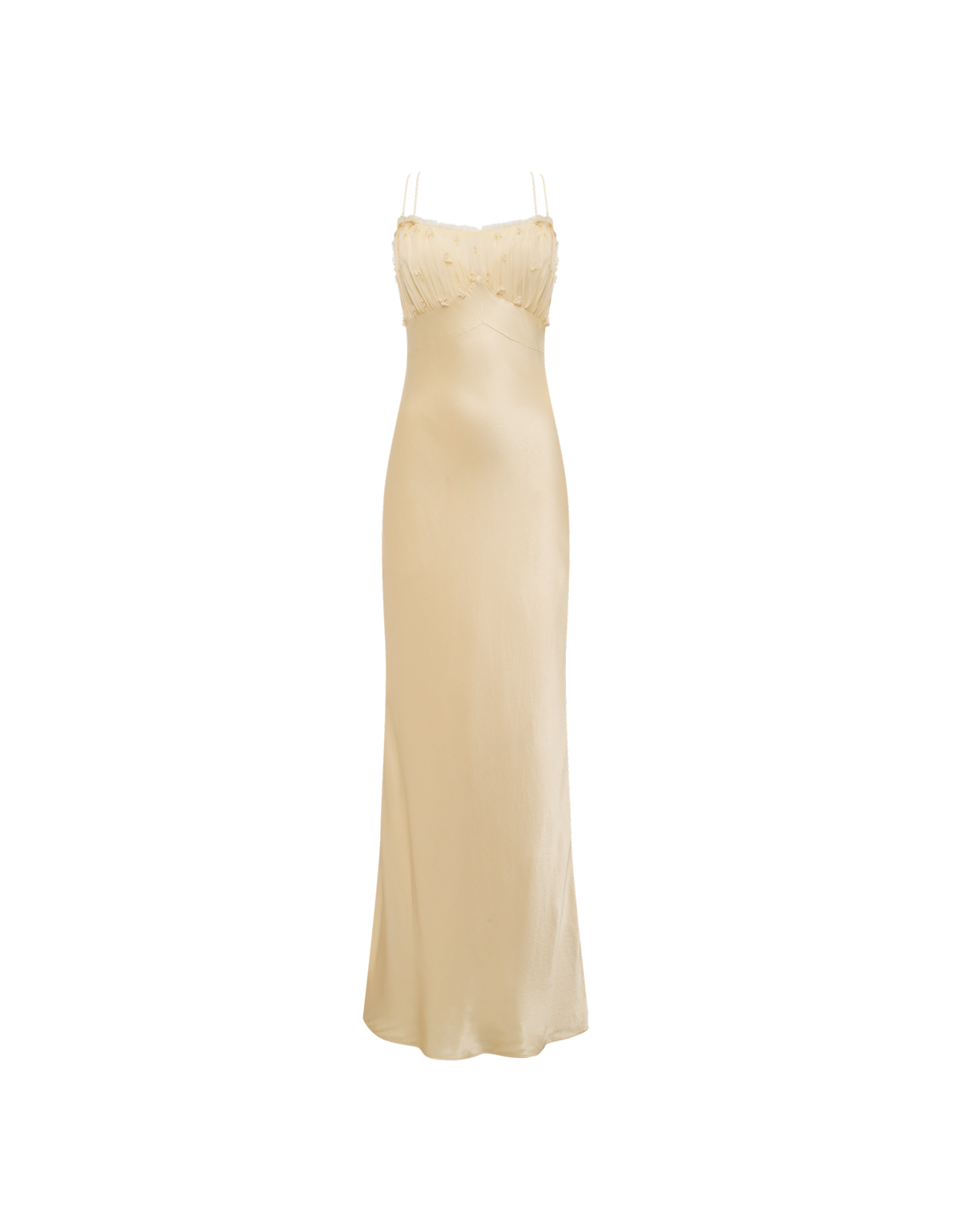Antique Maxi Dress in Custard