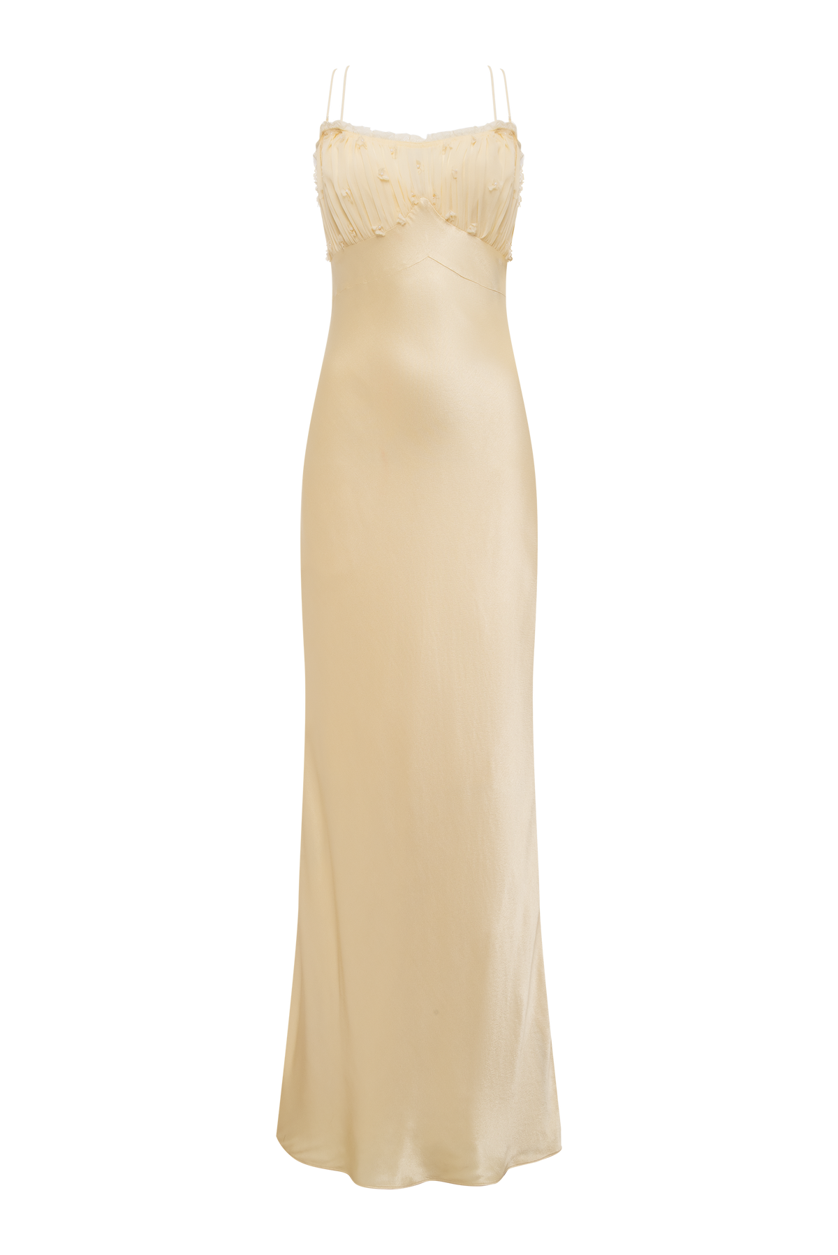 Antique Maxi Dress in Custard