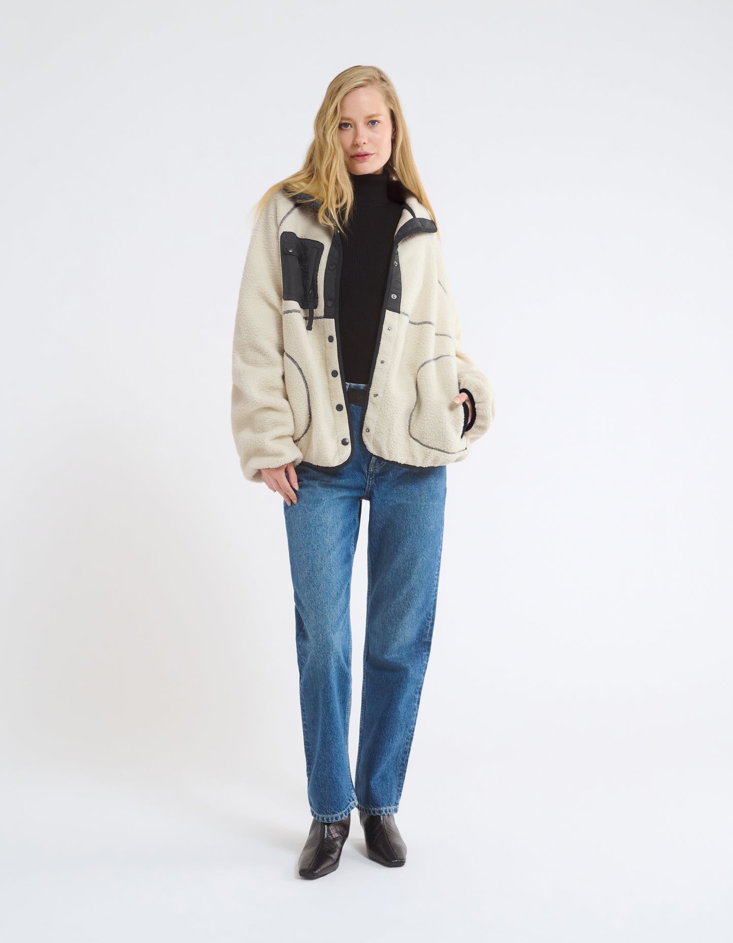 Aprés Sherpa Jacket | Ecru