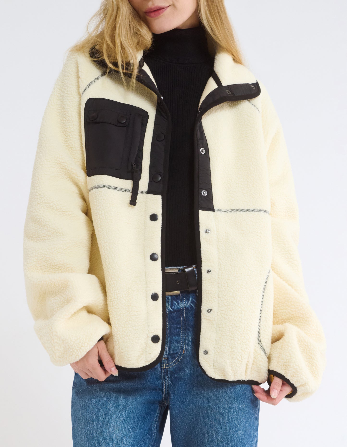 Aprés Sherpa Jacket | Ecru