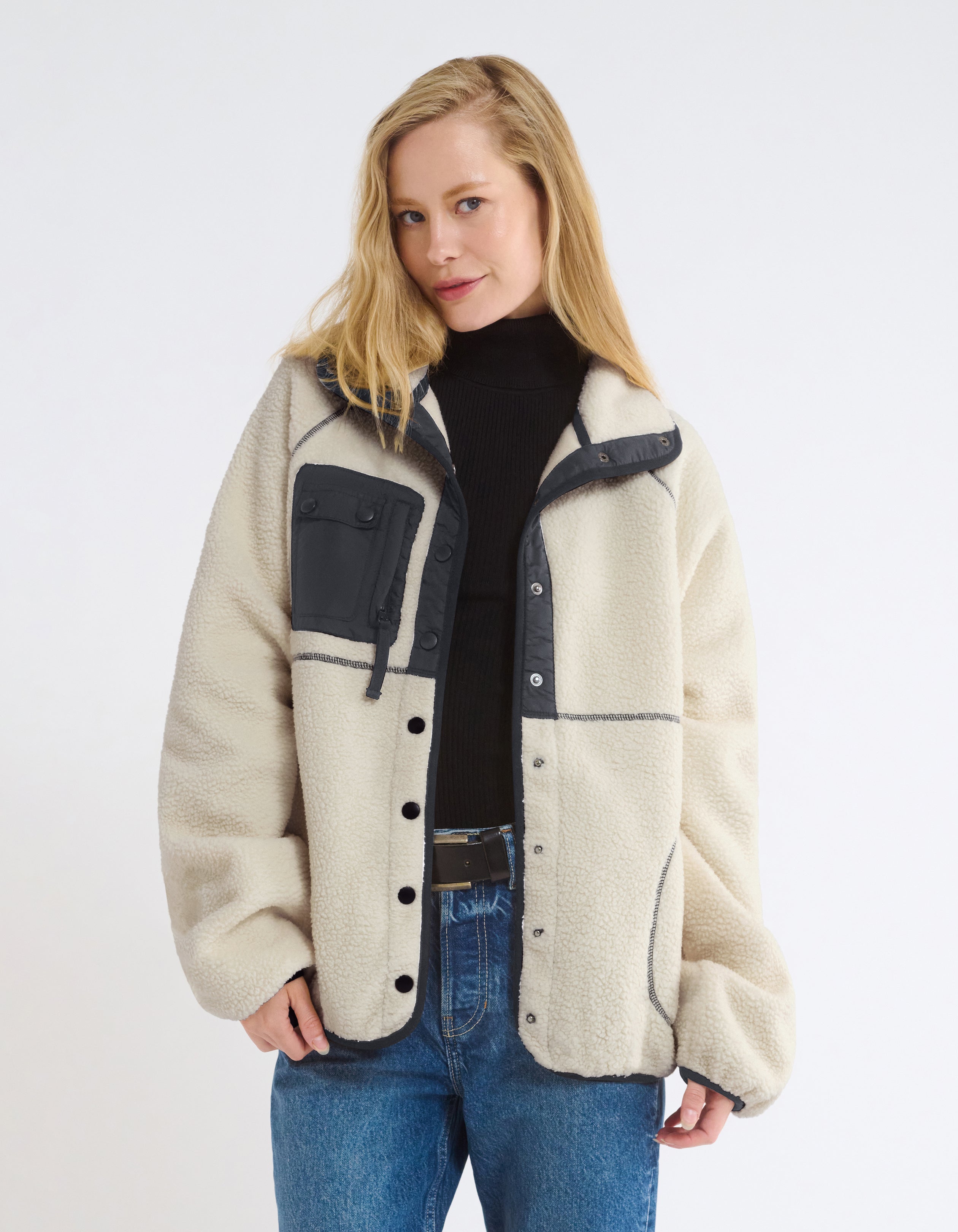 Aprés Sherpa Jacket | Ecru – Rumored