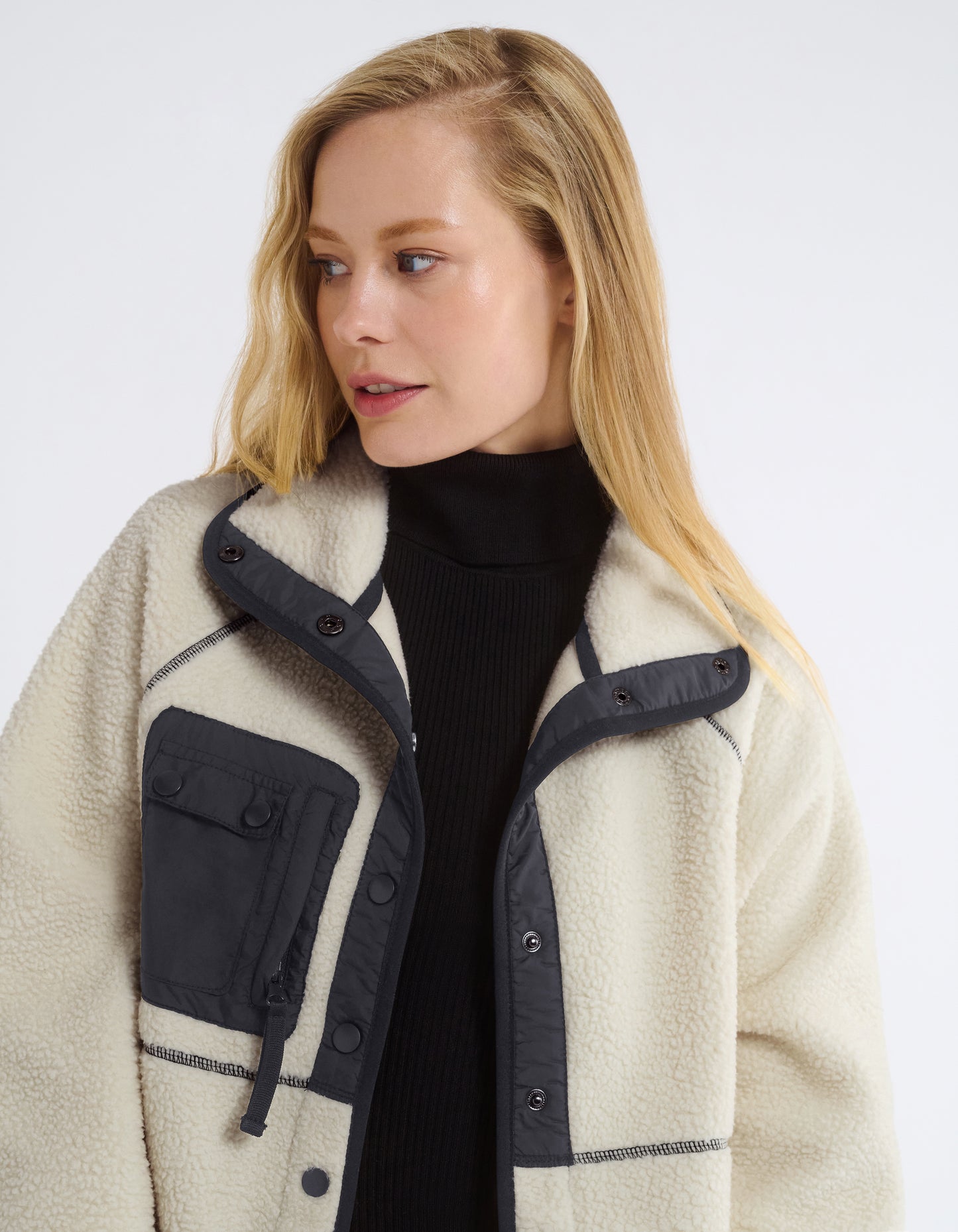 Aprés Sherpa Jacket | Ecru