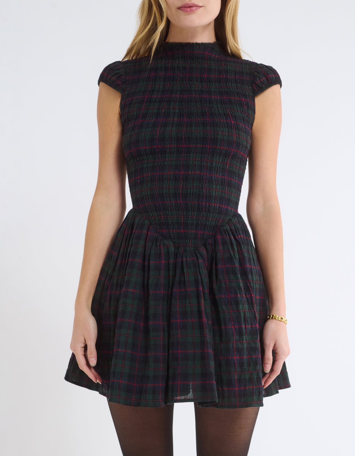 Barclay Mini Dress | Mulberry Tartan