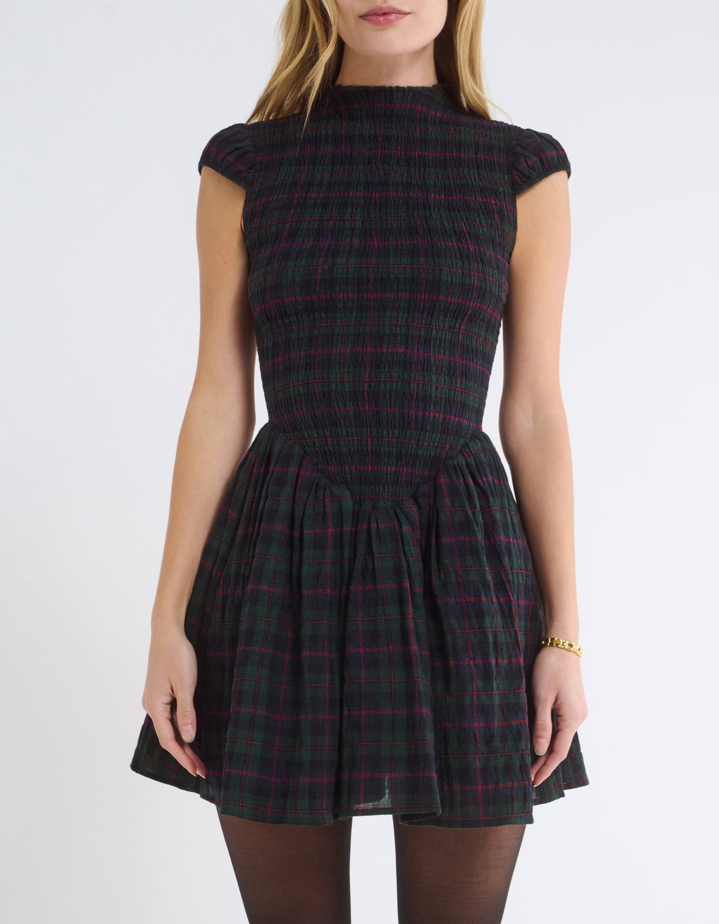 Barclay Mini Dress | Mulberry Tartan
