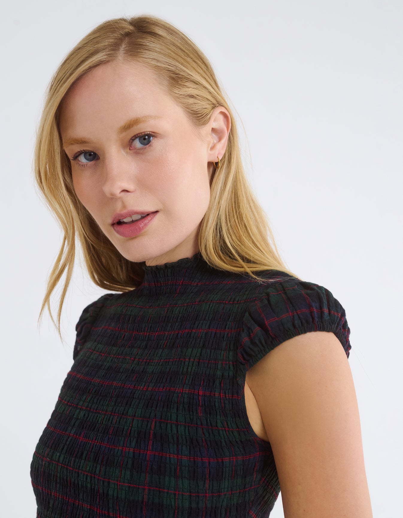 Barclay Dress Modern Tartan Blanket Wave Style main image 0