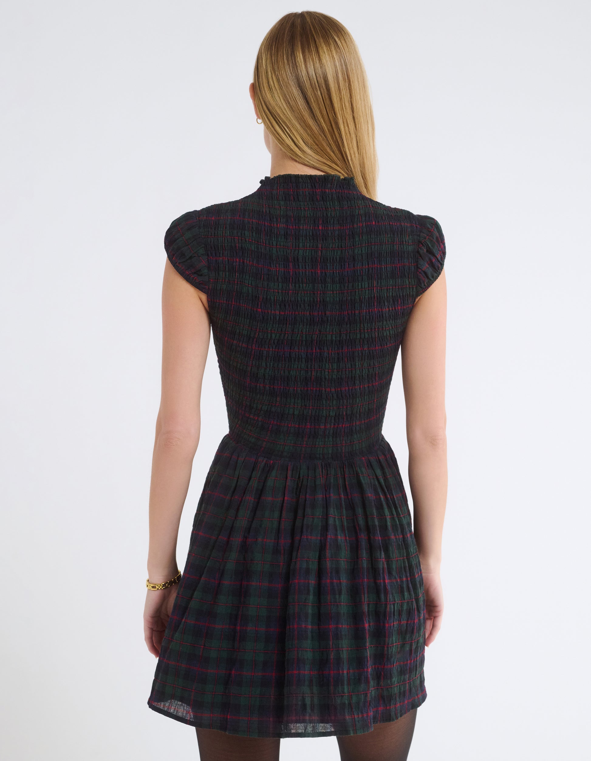 Barclay Mini Dress | Mulberry Tartan - XS Barclay Mini Dress | Mulberry Tartan - XS