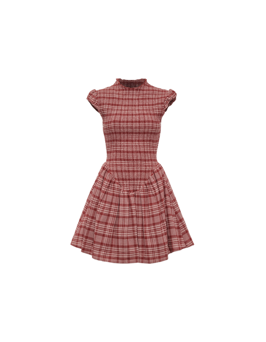 Barclay Mini Dress | Juneberry Plaid