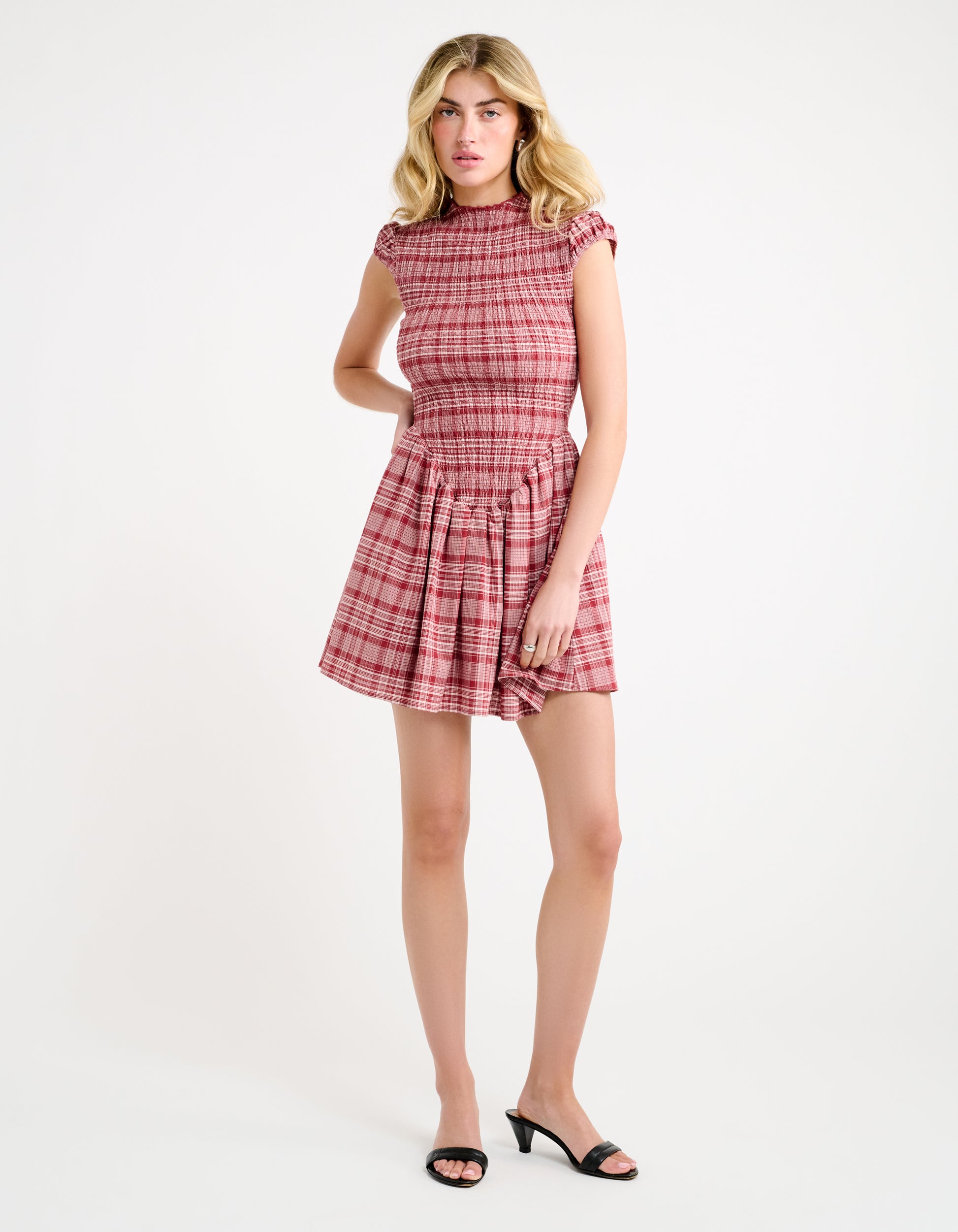 Barclay Mini Dress | Juneberry Plaid | Size S