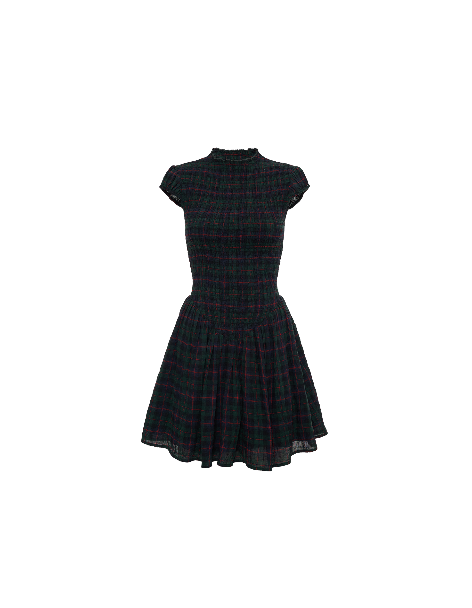 Barclay Mini Dress | Mulberry Tartan - XS Barclay Mini Dress | Mulberry Tartan - XS