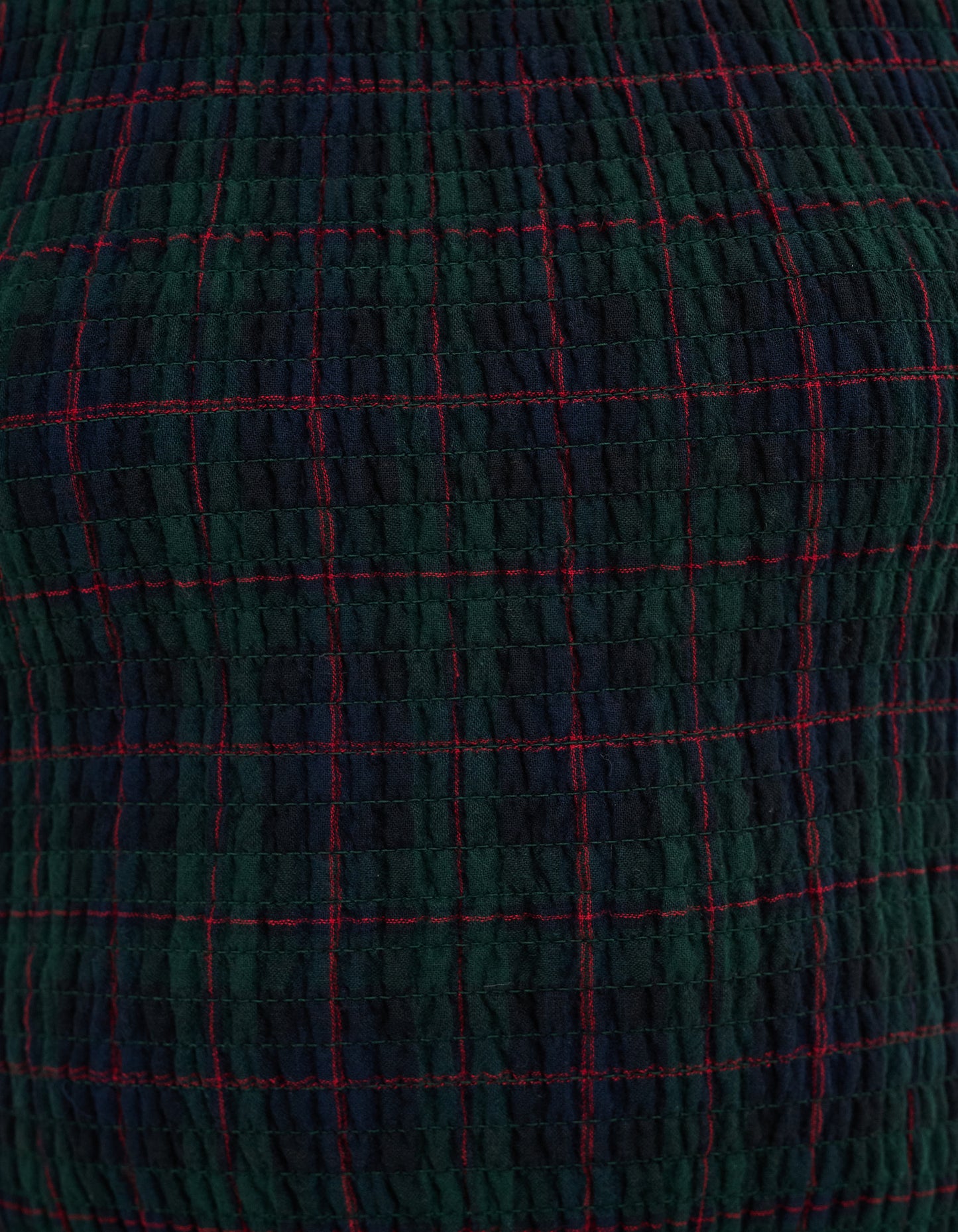 Close up of Plaid Mulberry Tartan Print