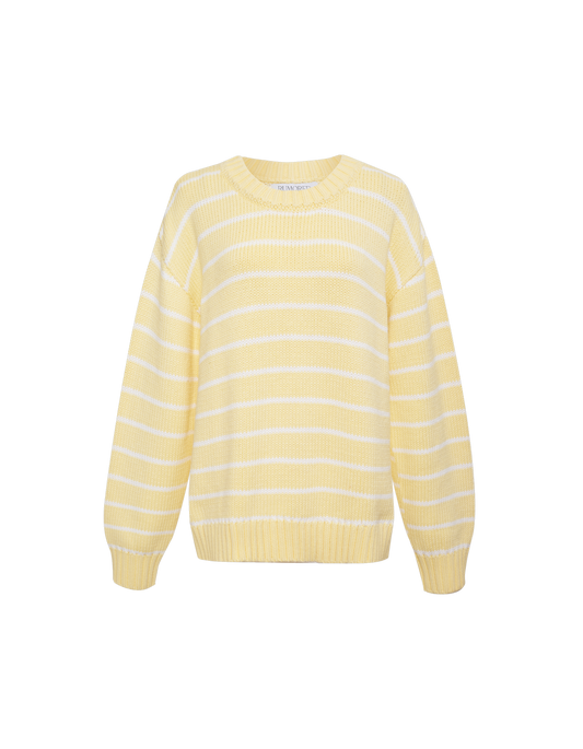 Bayside Sweater | Banana Stripe