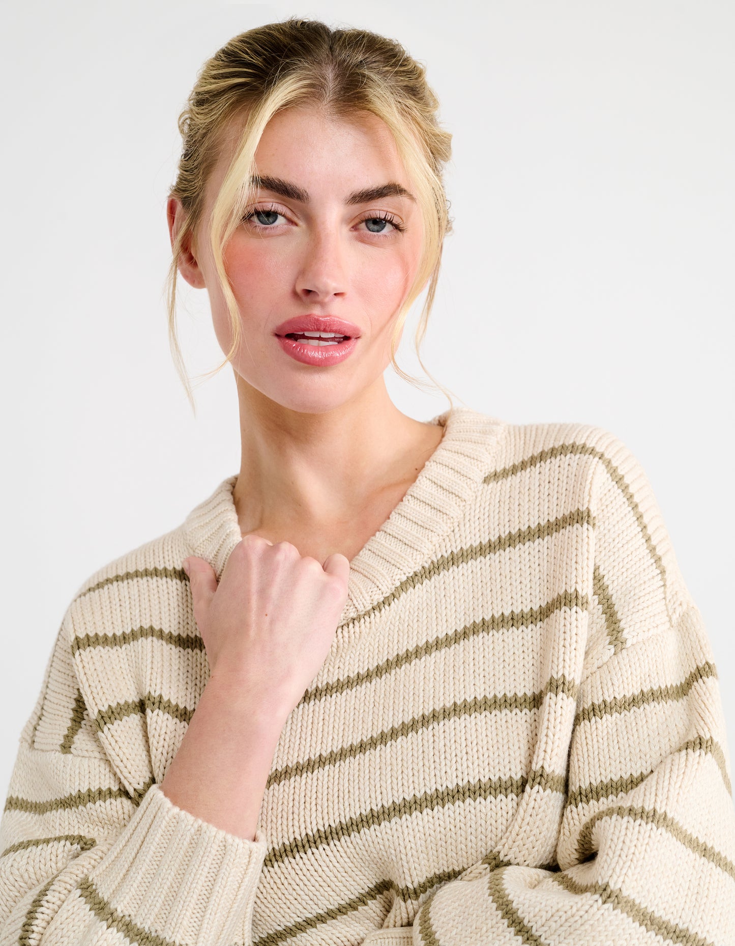 Bayside Sweater | Sandbar Stripe
