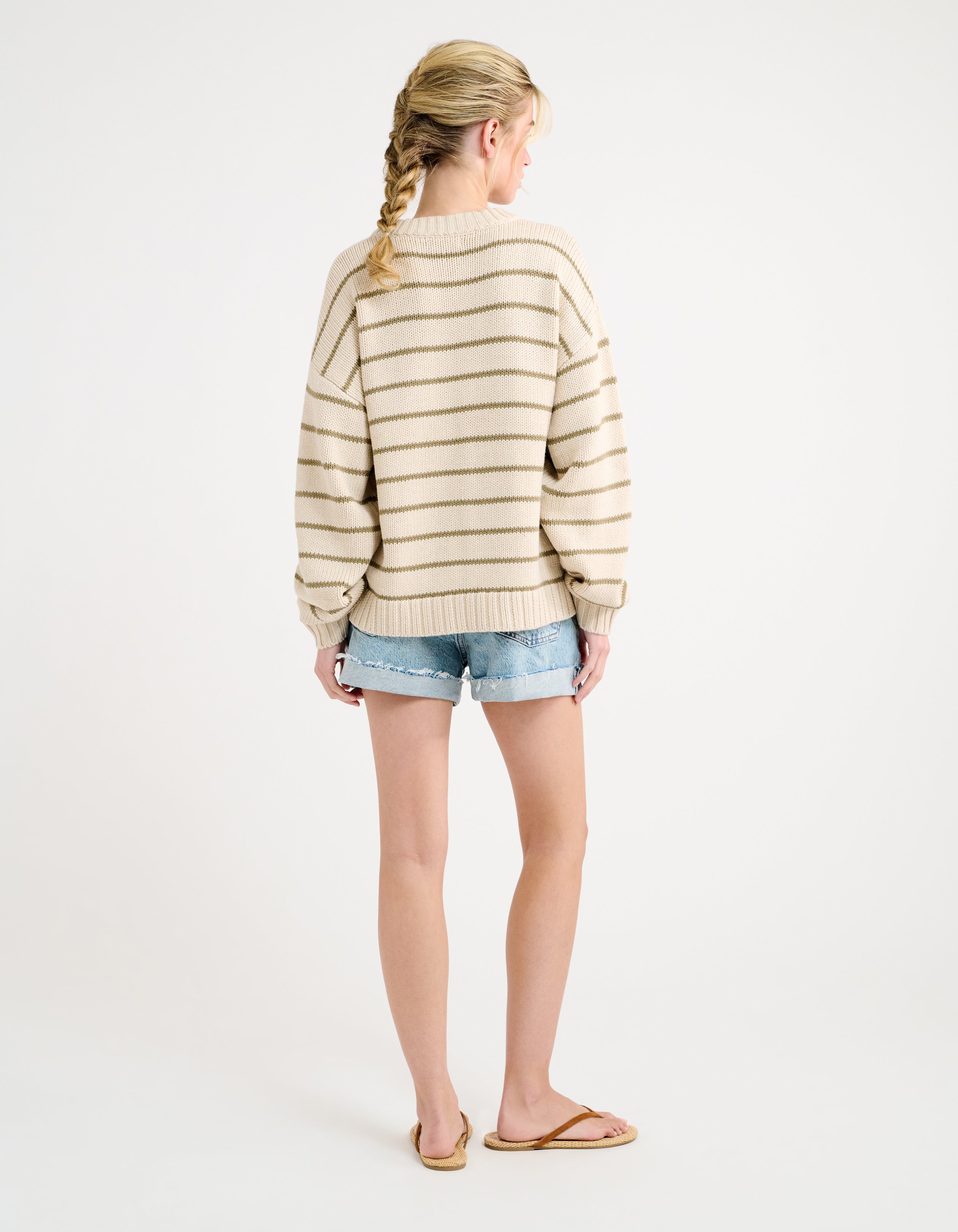 Bayside Sweater | Sandbar Stripe – Rumored