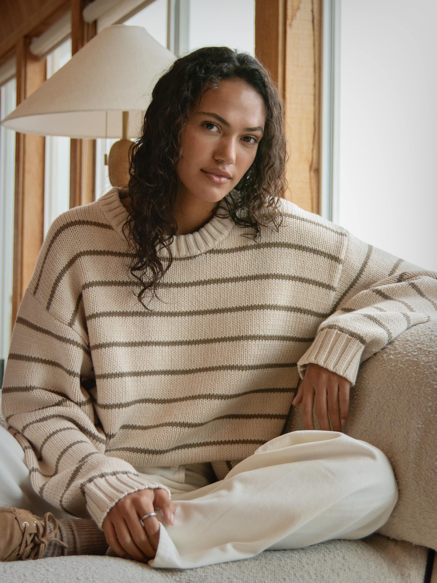 Bayside Sweater | Sandbar Stripe