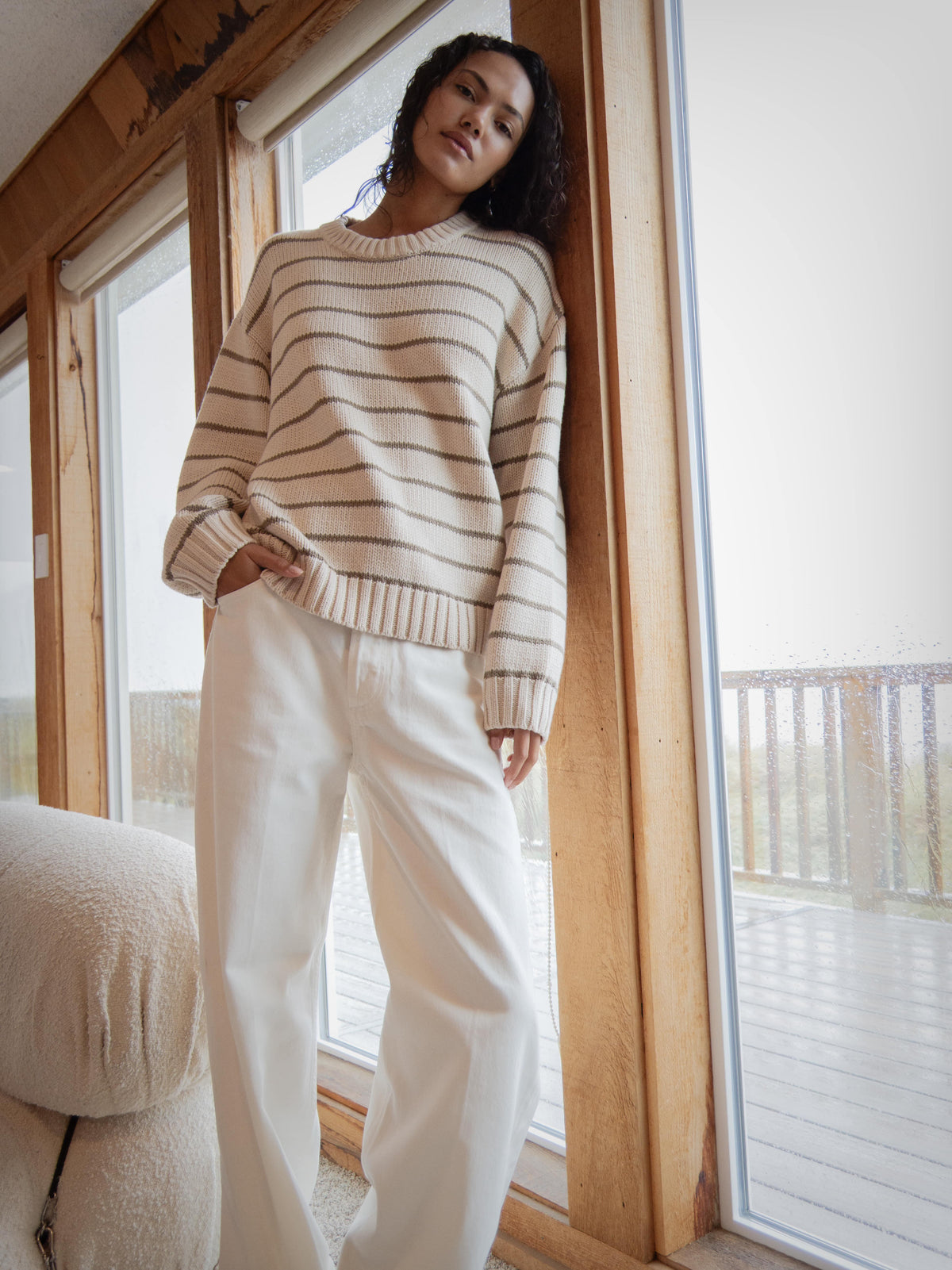 Bayside Sweater | Sandbar Stripe