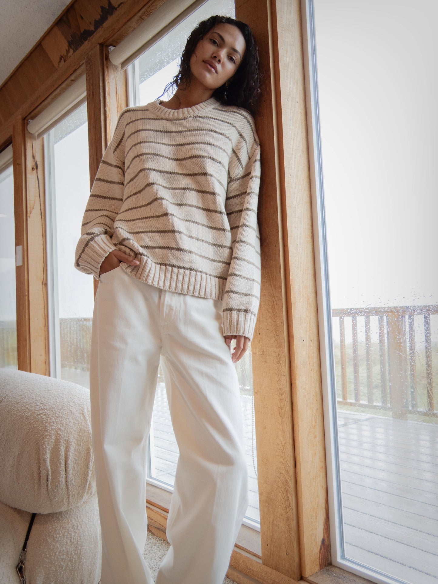 Bayside Sweater | Sandbar Stripe