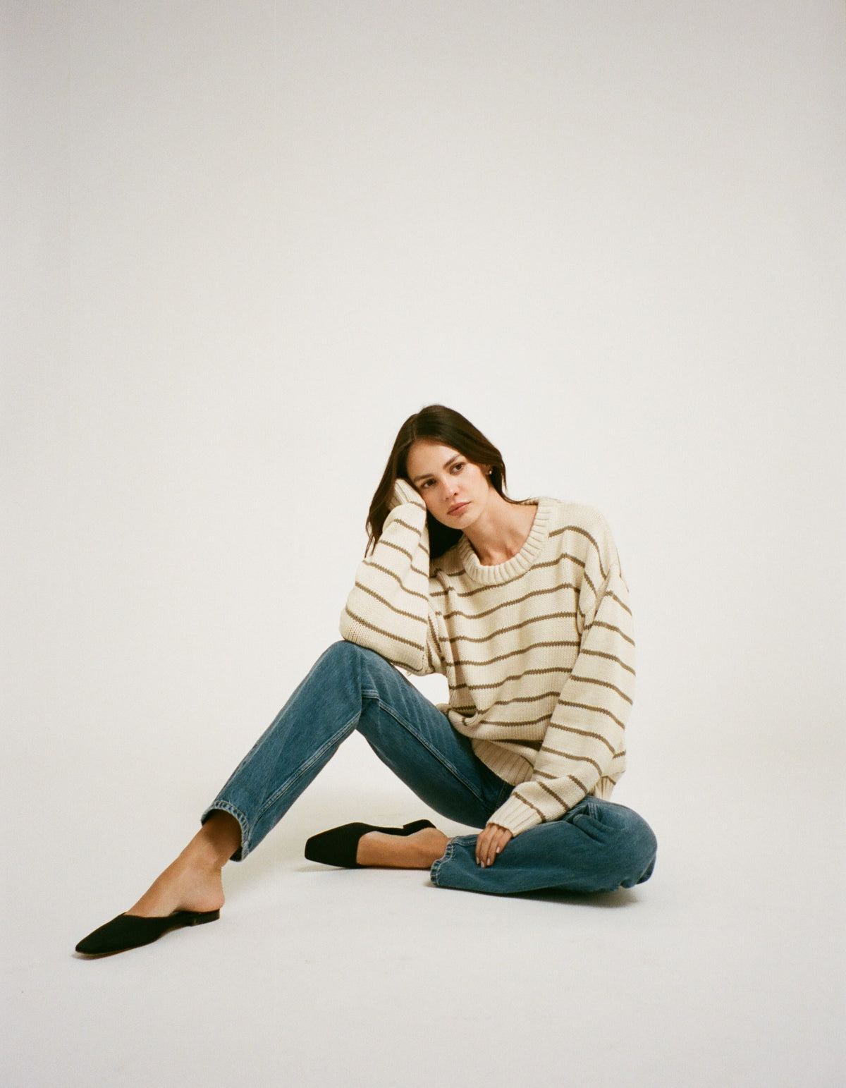 Bayside Sweater | Sandbar Stripe