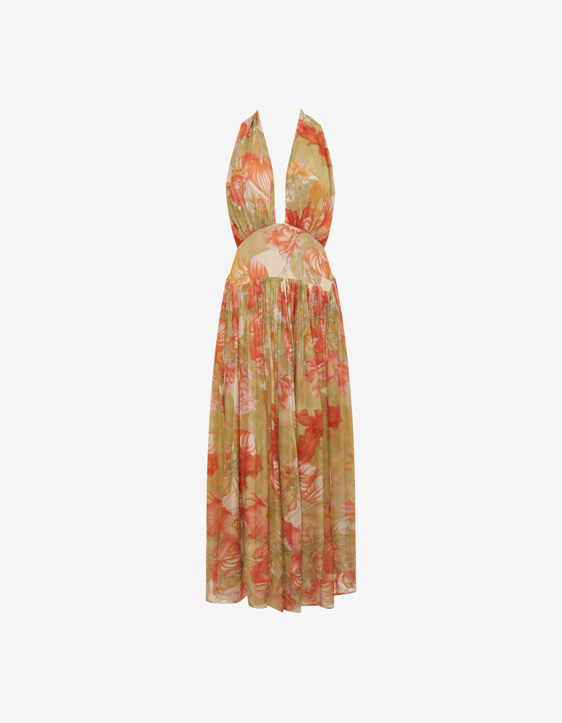 Boulevard Midi Dress | Botanical Sunrise