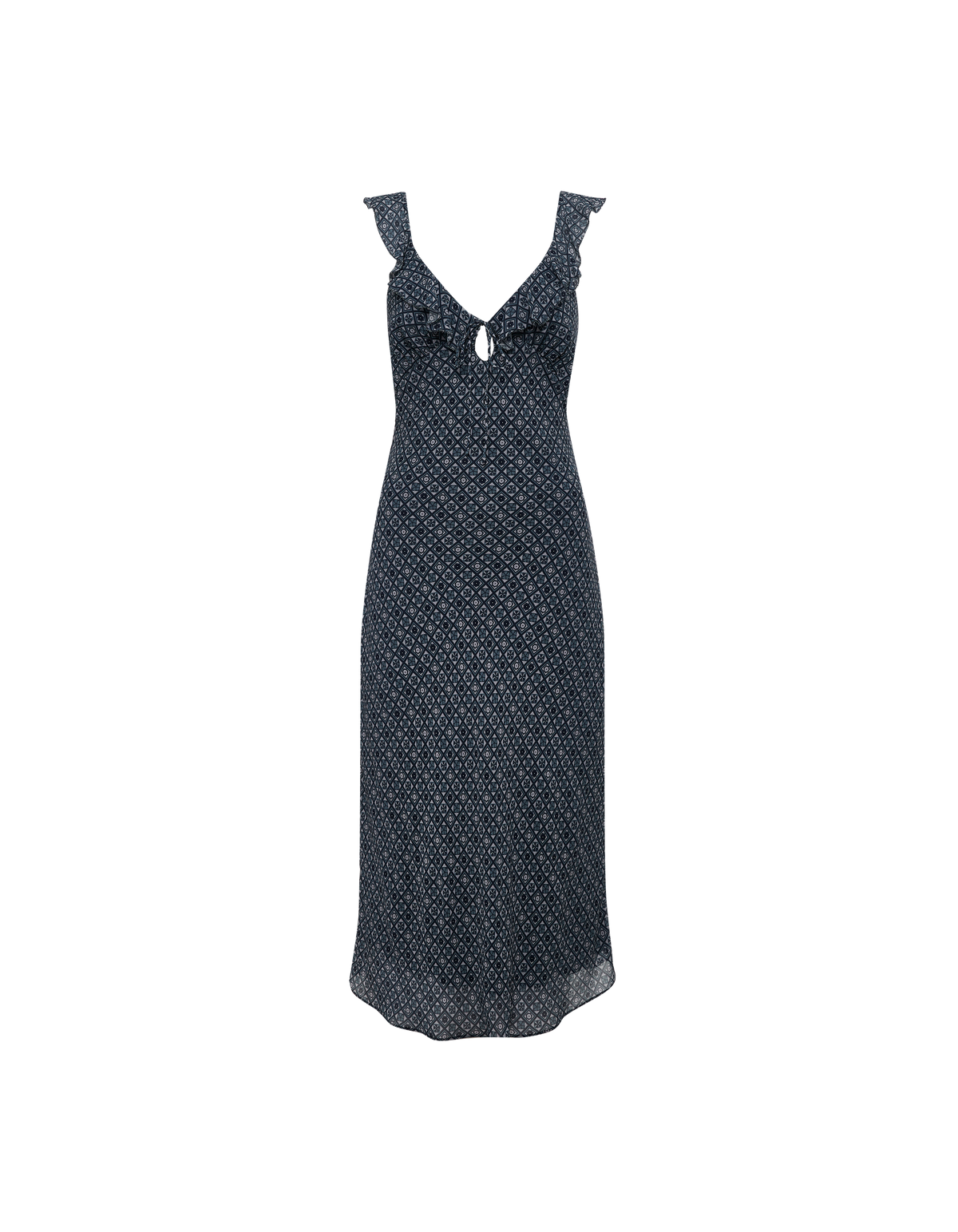 Butterfly Midi Dress | Mediterranean Tile