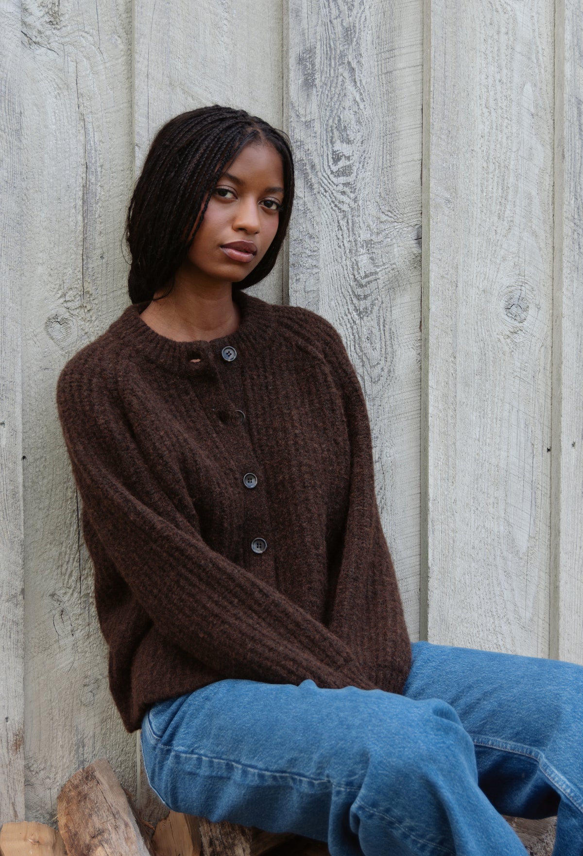 Cabin Cardigan | Espresso Heather