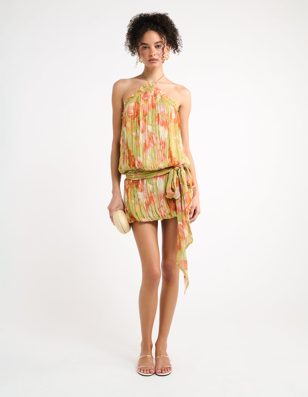 Caliente Mini Dress Botanical Sunrise