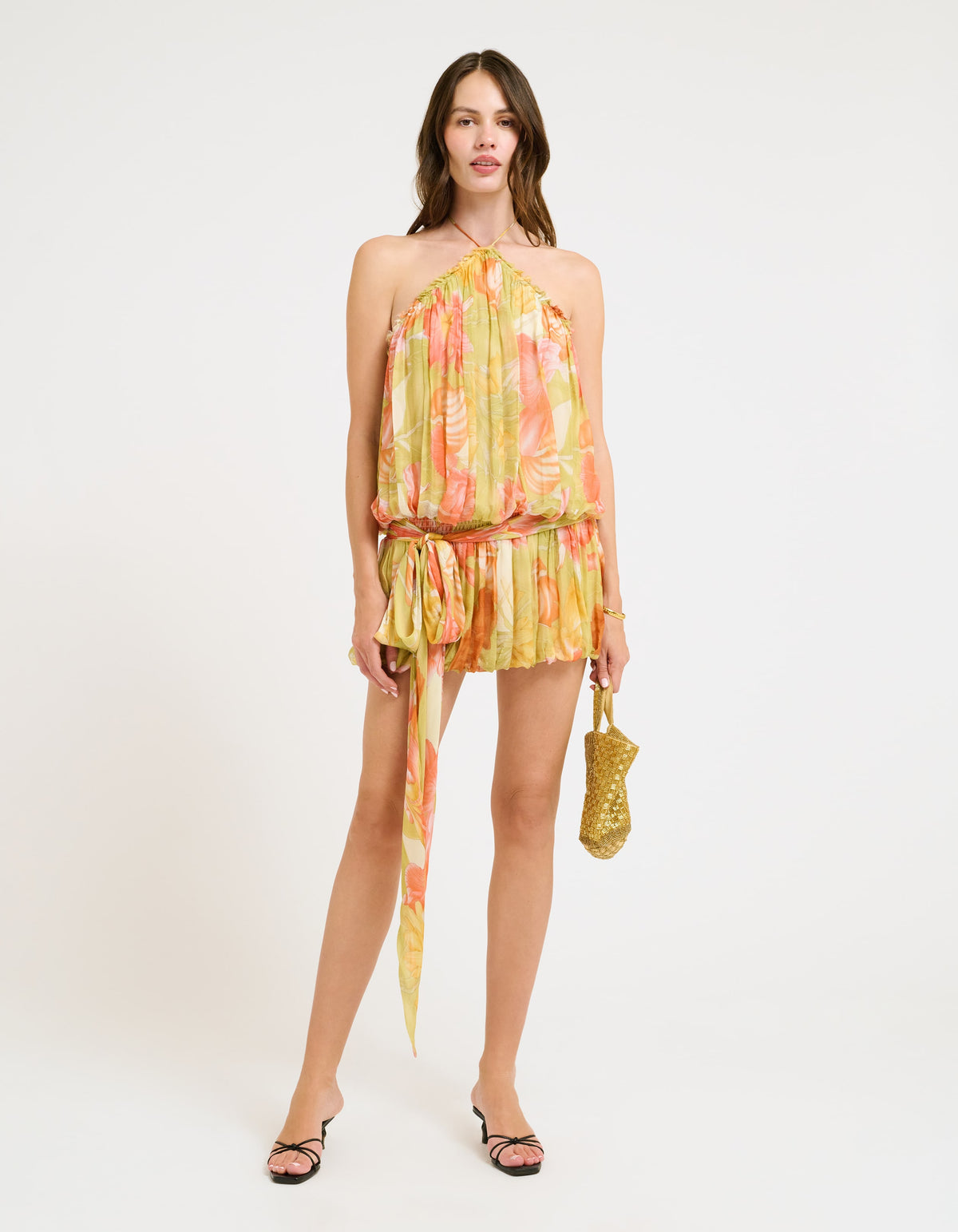 Caliente Mini Dress | Botanical Sunrise