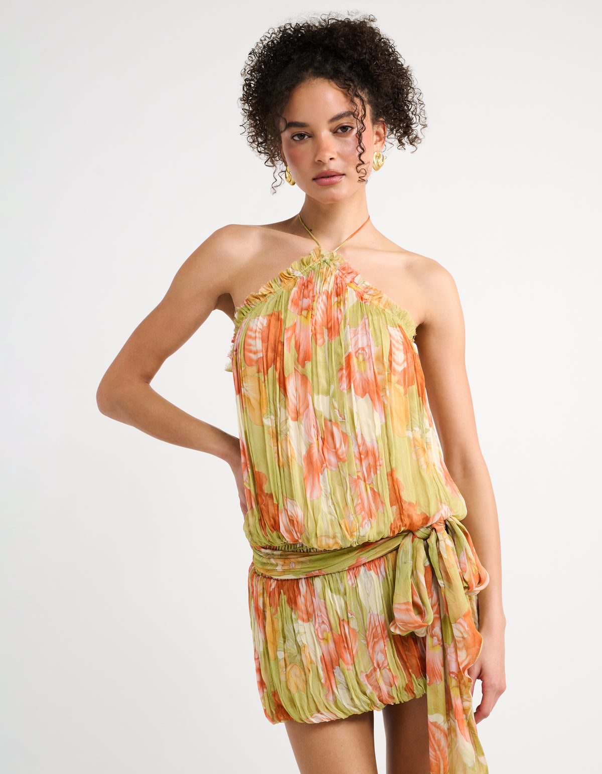 Caliente Mini Dress | Botanical Sunrise